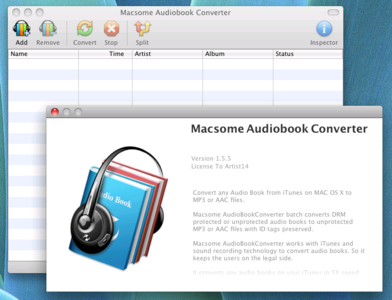 Macsome Audiobook Converter v1.5.6 Mac OS X
