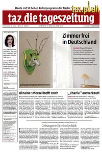 Tageszeitung TAZ vom 15 Januar 2015