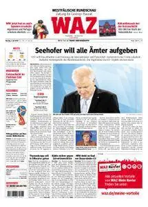 WAZ Westdeutsche Allgemeine Zeitung Castrop-Rauxel - 02. Juli 2018