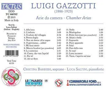 Cristina Barbieri & Luca Saltini - Gazzotti: Arie da camera (2016)