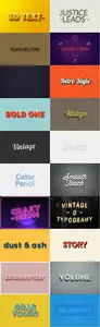 GraphicRiver - Text Effects | Vintage | 3D | Bundle Vol. 1-3