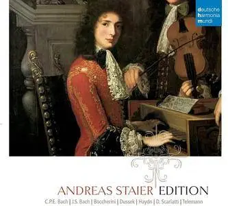 Andreas Staier Edition: D. Scarlatti, J.S. Bach, C.P.E. Bach, Telemann, Boccherini, Dussek, J. Haydn [10CDs] (2011)