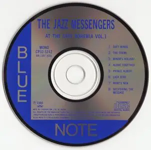 Art Blakey & The Jazz Messengers - At the Cafe Bohemia Vol.1 (1955) {Blue Note Japan, CP32-5242, Early Press}