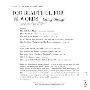 Living Strings – Too Beautiful for Words (1964)