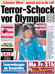 Kronen Zeitung,30. Dezember 2013