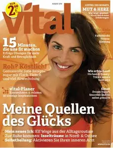 Vital (Wellness-Magazin) August 08/2014