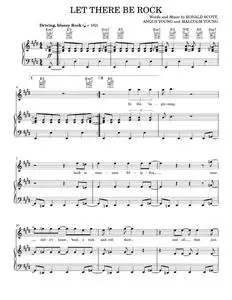 Let there be rock - AC/DC (Piano-Vocal-Guitar)