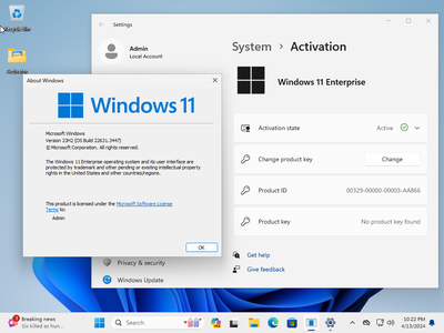Windows 11 Enterprise 23H2 Build 22631.3447 (No TPM Required) With Office 2021 Pro Plus Multilingual Preactivated April 2024