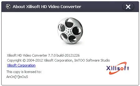 Xilisoft HD Video Converter 7.7.0 build 20121226 Multilanguage