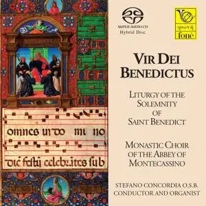 Monastic Chor of the Solemnity of Saint Benedict & Stefano Concordia - Vir Dei Benedictus (2021) [Digital Download 24/88]