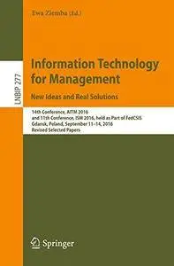 Information Technology for Management: New Ideas and Real Solutions