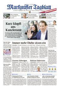 Markgräfler Tagblatt - 14. Oktober 2017