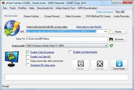 aTube Catcher 2.5.662 Portable