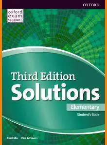 ENGLISH COURSE • Solutions • Elementary • Third Edition • Student's Book with Audio (2018)