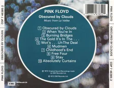 Pink Floyd - Obscured By Clouds (1972) [EMI CDP 7 46385 2, Holland]