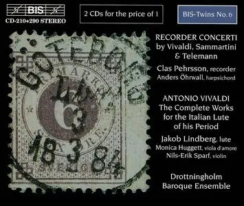 Drottningholm Baroque Ensemble - Recorder Concerti by Vivaldi, Sammartini & Telemann (1995)