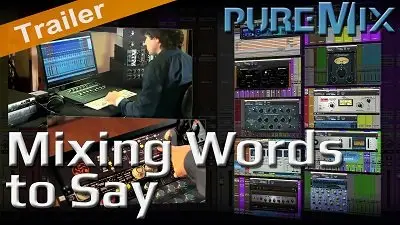 PureMix - Mixing "Words to Say" in Pro Tools (2015)