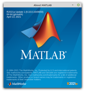 MathWorks MATLAB R2021a v9.10.0.1649659 Linux