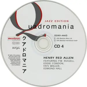 Henry Red Allen - Quadromania (2005) {4CD Box Set, 24 bit\96 kHz High-End Mastering}