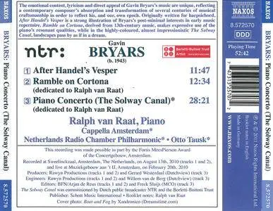 Ralph van Raat - Gavin Bryars: Piano Concerto (The Solway Canal); After Handel’s Vesper; Ramble On Cortona (2011)