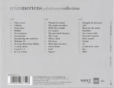 Wim Mertens - Platinum Collection (2008) {3CD Set EMI Classics 5099920837426}