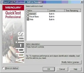 Mercury QuickTest Professional v9.2