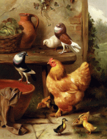 Art by Edgar Hunt (1870-1955)