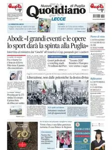 Quotidiano di Puglia Lecce - 25 Aprile 2023