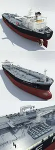 Ship Tanker 3d Model