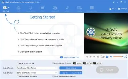 GiliSoft Video Converter Discovery Edition 12.0 Multilingual