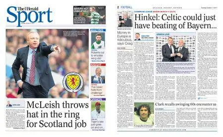 The Herald Sport (Scotland) – October 17, 2017