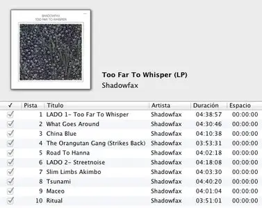 Shadowfax - Too Far To Whisper (1986 LP/FLAC) 16bit/44kHz