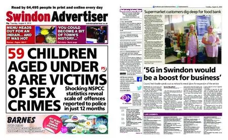 Swindon Advertiser – August 06, 2019