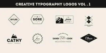 CreativeMarket - Creative Typography Logos