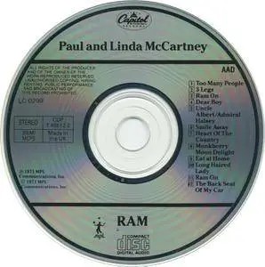 Paul & Linda McCartney - Ram (1971)