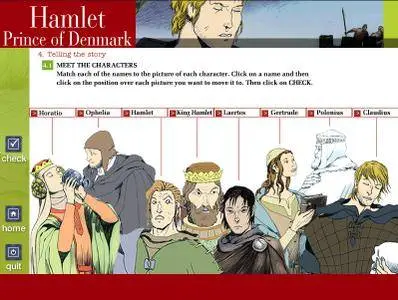 William Shakespear, "Hamlet Prince Denmark" + audio CD/CD-Rom