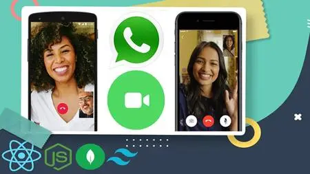 Build Whatsapp clone w video calls Mern stack socket io 2023