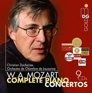 Christian Zacharias, Orchestre de Chambre de Lausanne - Mozart: Complete Piano Concertos [9CDs] (2015)