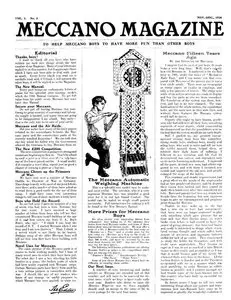 The Meccano Magazine - VOL.1 No.2 November/December 1916