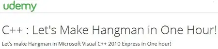 C++ : Let's Make Hangman in One Hour!