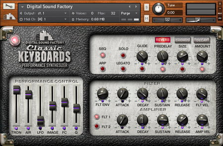 Digital Sound Factory Classic Keyboards Performance Synthesizer KONTAKT