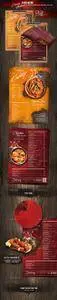 GR - Curry Indian Single Page Food Menu US Letter & A4