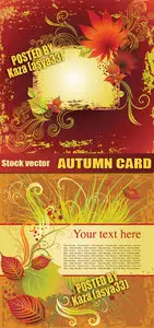Autumn cards