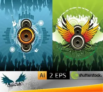 Party vector background