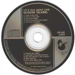 Modern Talking - Let's Talk About Love (1985) [1986, Japan 1st Press, VDP-1082]