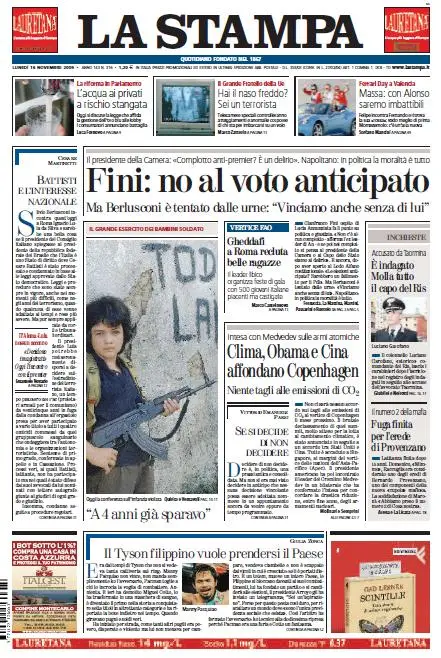 La Stampa (16-11-09)