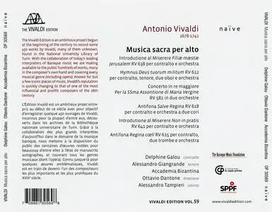 Delphine Galou, Ottavio Dantone, Accademia Bizantina - Antonio Vivaldi: Musica sacra per alto (2019)