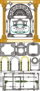 Vector border elements