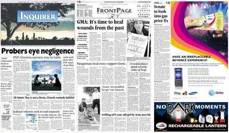 Philippine Daily Inquirer – November 01, 2007