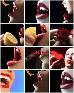 Luscious Lips - Stock Photos